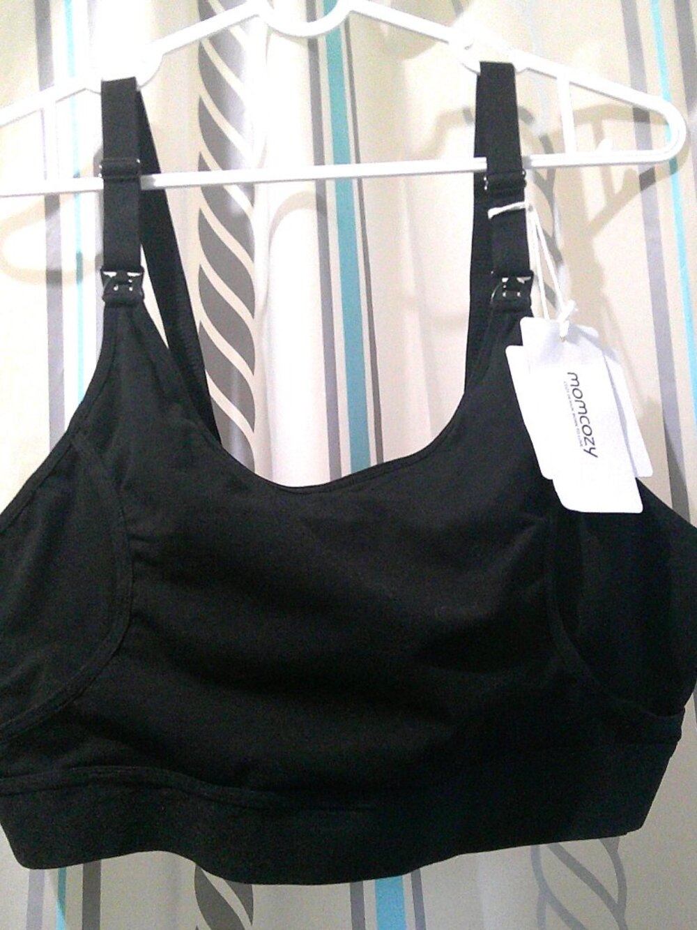 NWT "Momcozy" #1 Original Hands-Free Pumping BRA in Black Sz XL